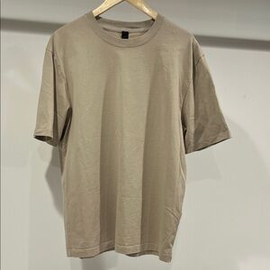 lululemon athletica Beige Short Sleeve Tee